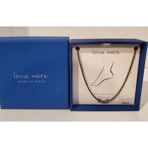 Lucia Mara Sterling Silver Anklet